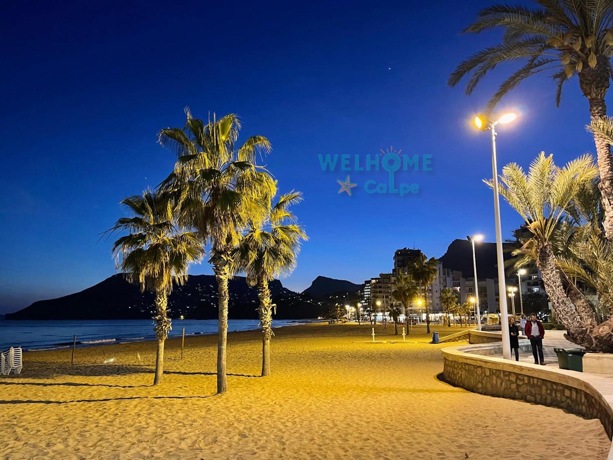Acuarela Estudio, 1ª Linea, Vista Al Mar, Piscina Calpe Luaran gambar