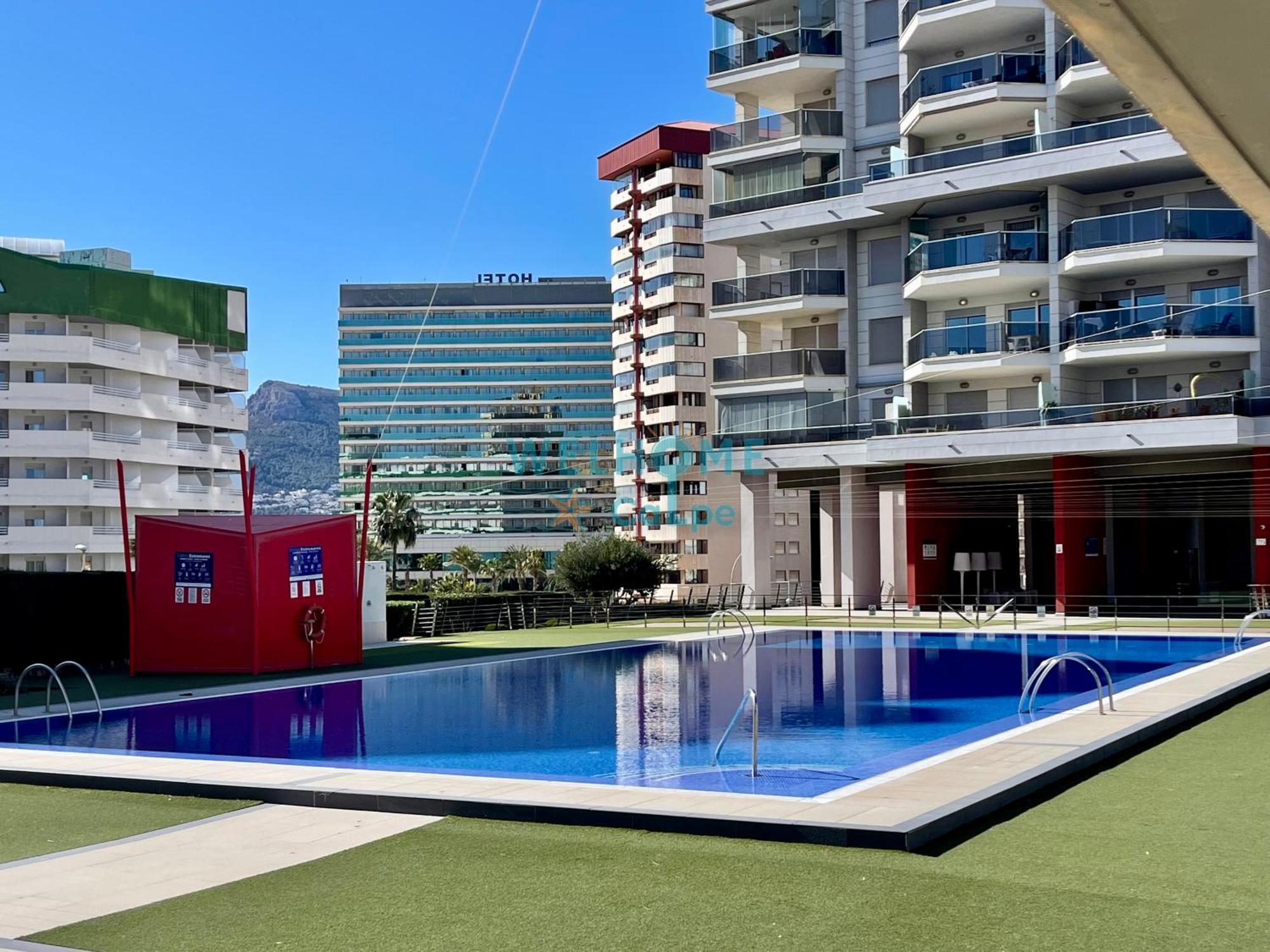 Acuarela Estudio, 1ª Linea, Vista Al Mar, Piscina Calpe Luaran gambar