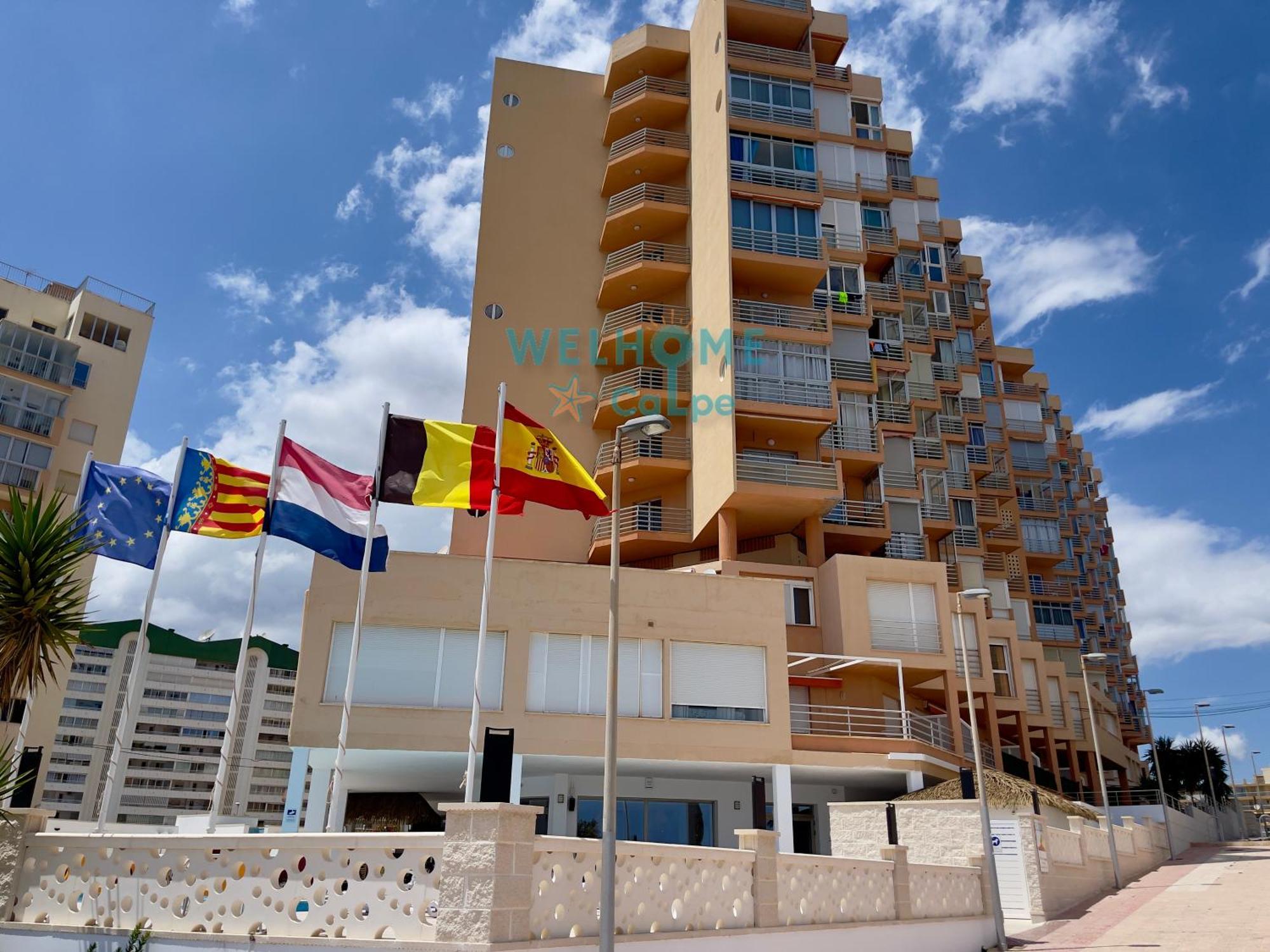 Acuarela Estudio, 1ª Linea, Vista Al Mar, Piscina Calpe Luaran gambar